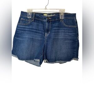 Old Navy Sweetheart Dark Blue Jean Shorts 14